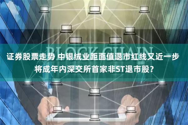 证券股票走势 中银绒业距面值退市红线又近一步 将成年内深交所首家非ST退市股？