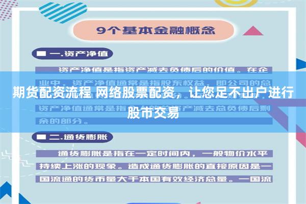 期货配资流程 网络股票配资,让您足不出户进行股市交易